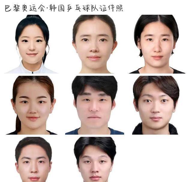 奥林匹克官网惊现孙颖莎的昵称小豆包！各国运动员的证件照太可爱